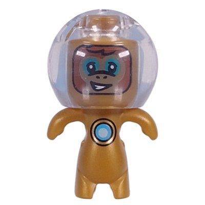 Minifigur Albert, Pearl Gold Spacesuit aus Set 71475