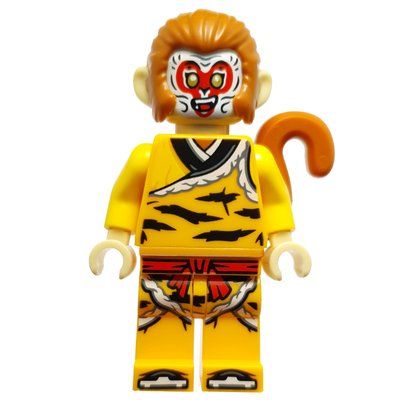Figurine Monkey King, Red and White Facepaint du set 80054