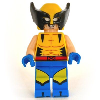 Figurine Wolverine, Mask, Yellow X-Men Suit, Plain Arms du set 76281