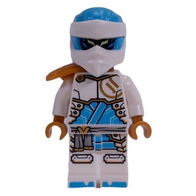 Minifigure Zane, Ninja Wrap, Katana Holder from set 71808