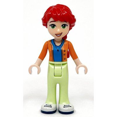 Minifigur Mia - Adult, Orange Top, Yellowish Green Pants aus Set 42621