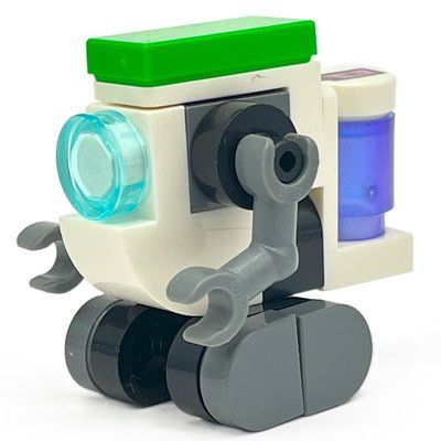 Minifigure Robot, Opal Trans-Purple Battery Pack del set 60434