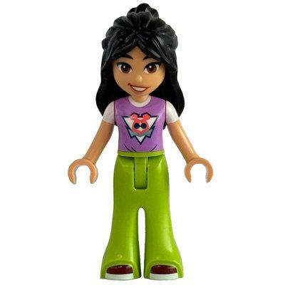Figurine Liann - Medium Lavender Top, Lime Pants, Smile du set 42610