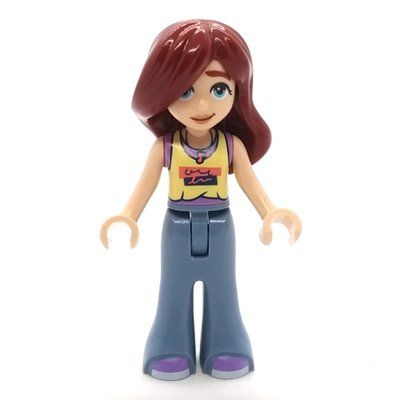 Minifiguur Paisley - Bright Light Yellow Top, Sand Blue Pants uit set 42615