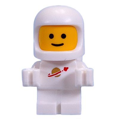 Minifigure Classic Space Baby, White from set 40712