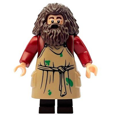 Minifigura Hagrid, Dark Red Arms del set 76428