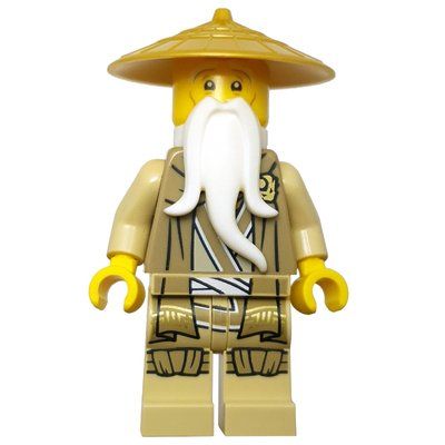 Figurine Master Wu, Dark Tan Robe du set 71819