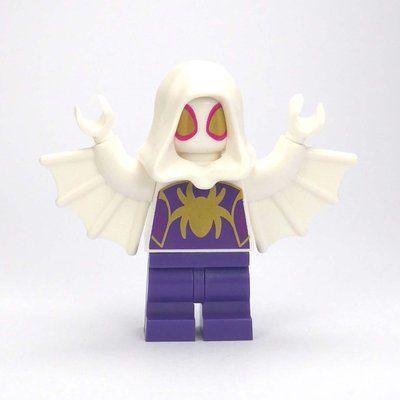 Minifigure Gwen Stacy / Ghost-Spider, Short Legs, Bat Wings from set 10793