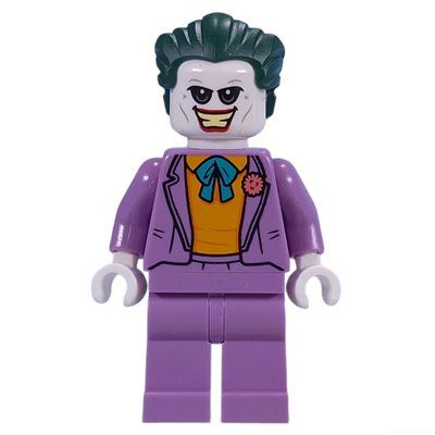 Minifigur The Joker, Medium Lavender Suit, Dark Green Hair aus Set 76271