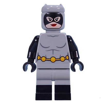 Minifigur Catwoman, Light Bluish Grey Suit aus Set 76271
