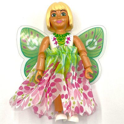 Minifigurka Belville Fairy, Dress with Green Wings z zestawu 5861