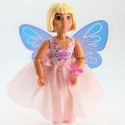 Minifigure Belville Fairy, Dress with Blue Wings del set 5859