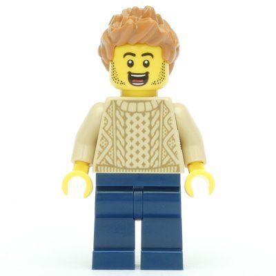 Figurine Tan Torso, Dark Blue Legs, Medium Nougat Hair du set 40689