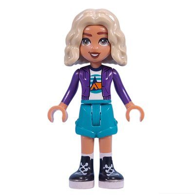 Minifigure Nova - Adventure Camp, Dark Turquoise Shorts from set 42622