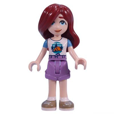 Minifigure Paisley - Adventure Camp, Medium Lavender Shorts del set 40694