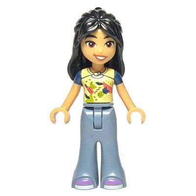 Minifigur Liann - Bright Light Yellow Top, Sand Blue Pants aus Set 42636