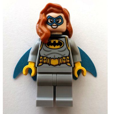 Minifigure Batgirl, Light Bluish Gray Suit, Blue Eyemask from set 76272