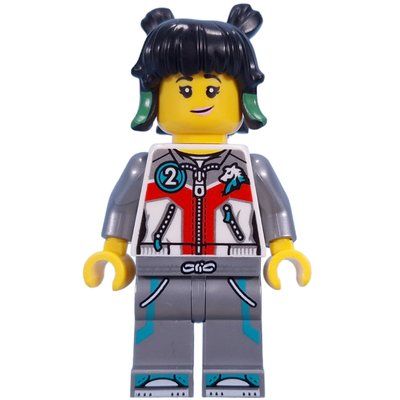 Figurine Mei, White and Flat Silver Suit du set 80058