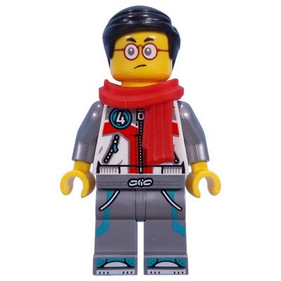 Figurine Mr. Tang, White and Flat Silver Suit du set 80058