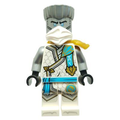 Minifigur Zane, White Robes and Bandana, Shoulder Armor aus Set 71814