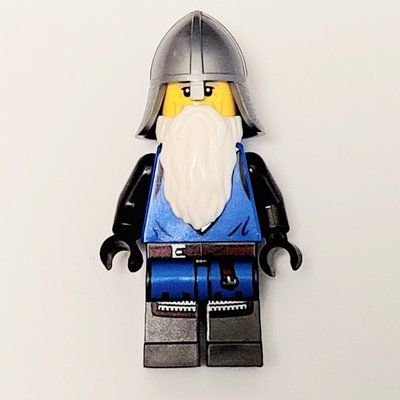 Minifigure Mountain Fortress Black Falcon Soldier - Helmet with Neck Protector, Beard del set 910029