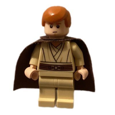 Figurine Obi-Wan Kenobi, Padawan, Plain Legs (3626b Head) du set 9499