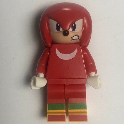 Minifigure Knuckles, Open Mouth del set 77005