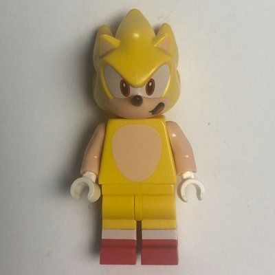 Figurine Super Sonic / Sonic the Hedgehog du set 77003