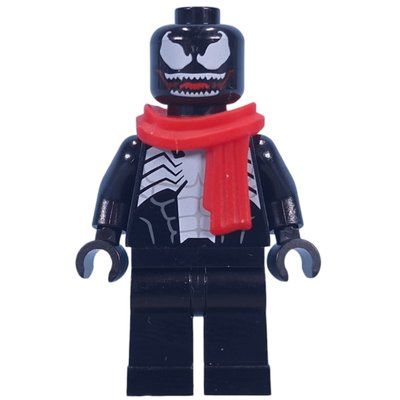 Minifigura Venom, Red Scarf del set 76293