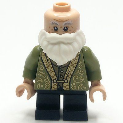 Minifiguur Professor Filius Flitwick, Beard, Olive Green Vest, Black Legs uit set 76438