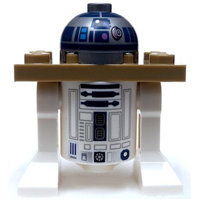 Minifigure Astromech Droid, R2-D2 - Dual Sided Printed Body, Serving Tray del set 75397