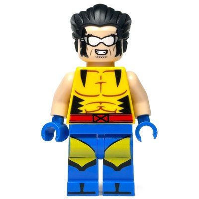 Figurine Wolverine, Hair, Yellow X-Men Suit, Plain Arms du set 76294