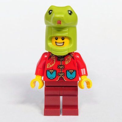 Figurine Snake Costume, Red Torso, Dark Red Legs du set 80116