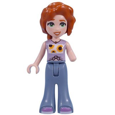 Minifigura Autumn, Bright Pink Top, Sand Blue Pants del set 30696
