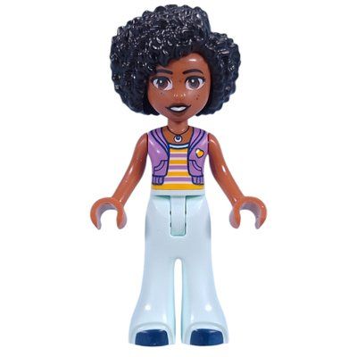 Figurine Jamila - Medium Lavender Jacket, Light Aqua Pants du set 42643