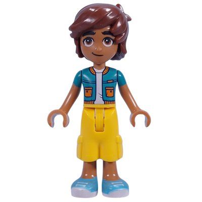 Figurine Leo - Dark Turquoise Jacket, Yellow Shorts du set 42649