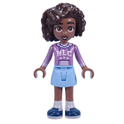 Minifigur Aliya - Lavender Top, Bright Light Blue Skirt aus Set 42655