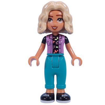 Minifiguur Nova - Lavender Top, Dark Turquoise Pants uit set 42656