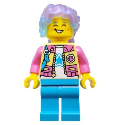 Minifigurka Izzie, Bright Light Yellow Torso z zestawu 71488