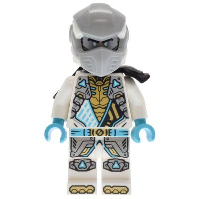 Figurine Zane, Silver Helmet, Katana Holder du set 71841