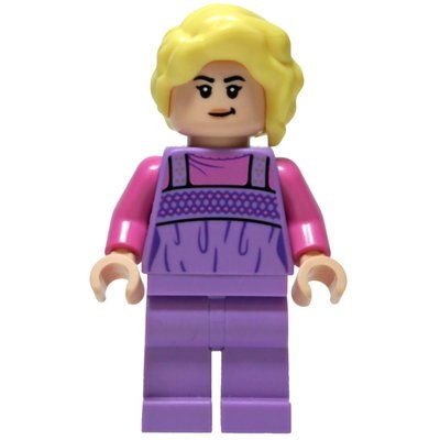 Minifiguur Luna Lovegood, Medium Lavendar Outfit uit set 76453