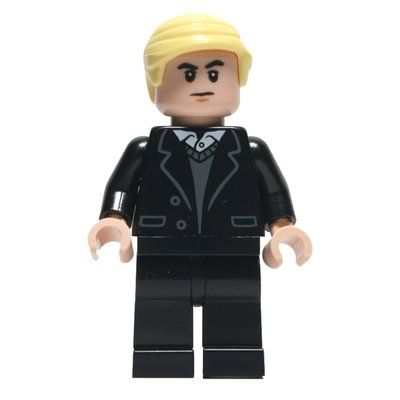 Minifiguur Draco Malfoy, Black Suit uit set 76453