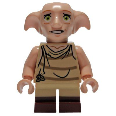 Minifiguur Dobby, Clean Tan Vest uit set 76453