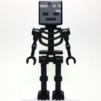 Figurine Wither Skeleton, Square Skull, Straight Arms (78132 Torso) du set 21266