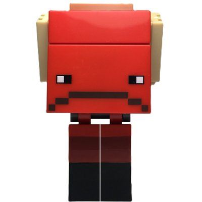 Figurine Strider, Black Jumper Plates, Dark Red 1x3 Plate du set 21266