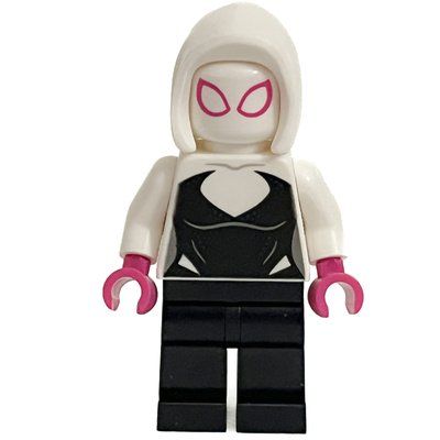 Figurine Ghost-Spider / Spider-Gwen, Open Front Hood, Magenta Hands du set 76311