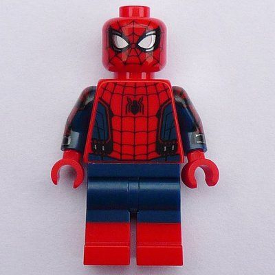 Figurine Spider-Man, Suit with Detailed Black Trim, Plain Legs du set 76314