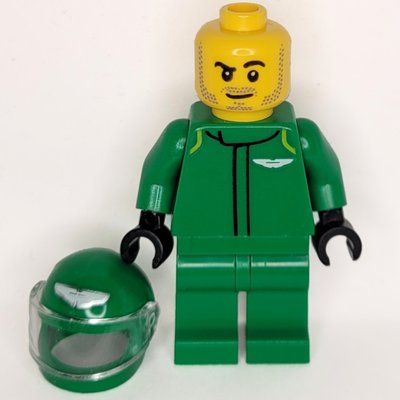 Figurine F1 Driver, Aston Martin, Green Suit du set 60445
