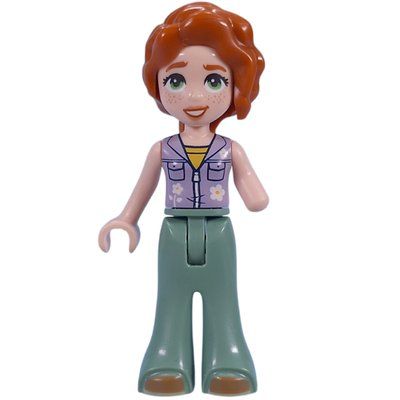Figurine Autumn - Lavender Top, Sand Green Pants, Flower du set 42663