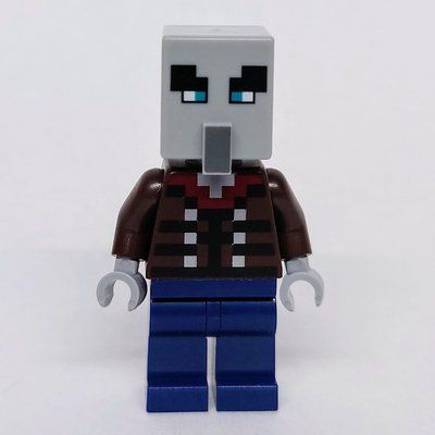Minifigur Illager, Vindicator, Dark Blue Legs, Narrow Eyes aus Set 21267